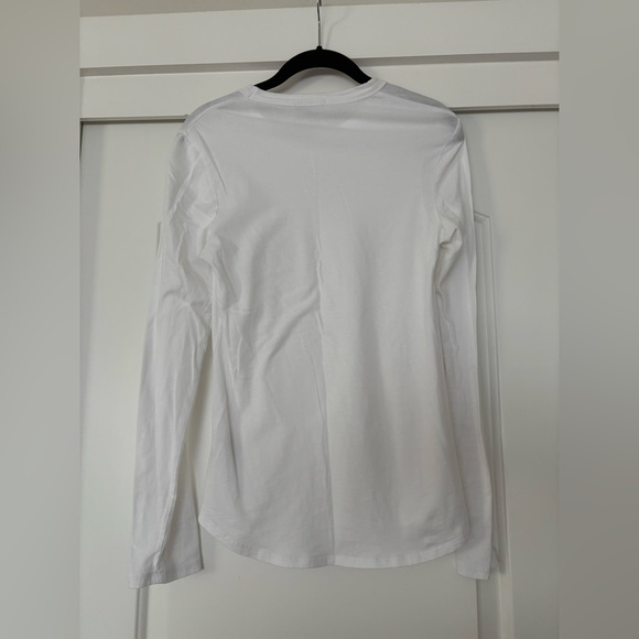 James Perse White Long Sleeve Shirt - Picture 2 of 3